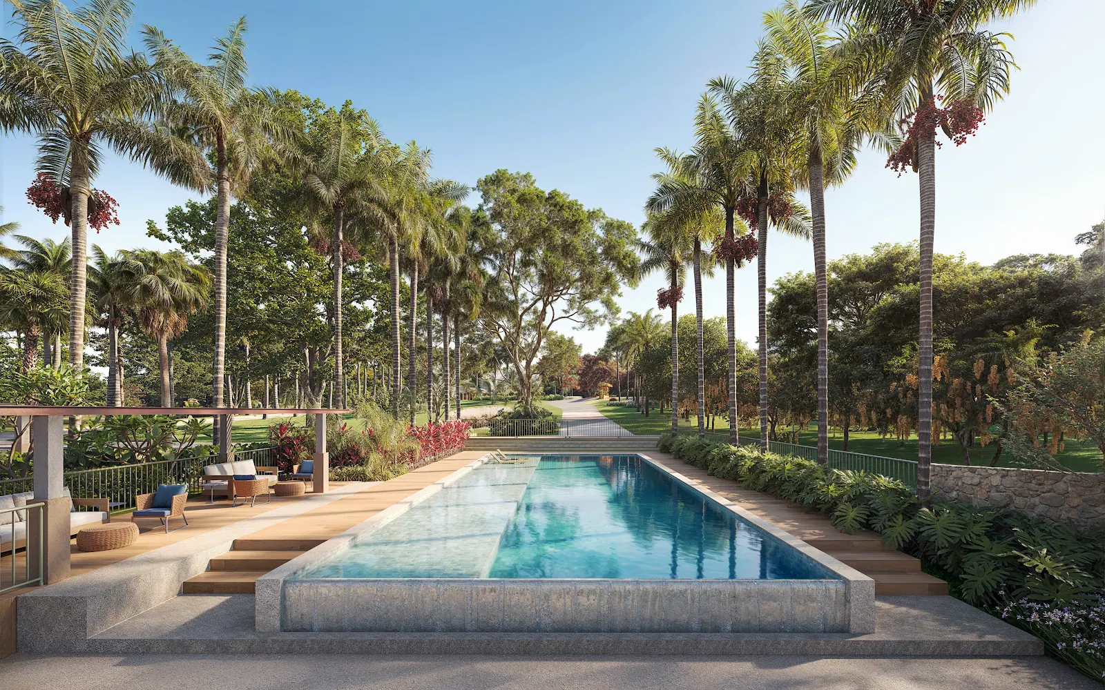 Piscina do Fazenda Lumiar Estates