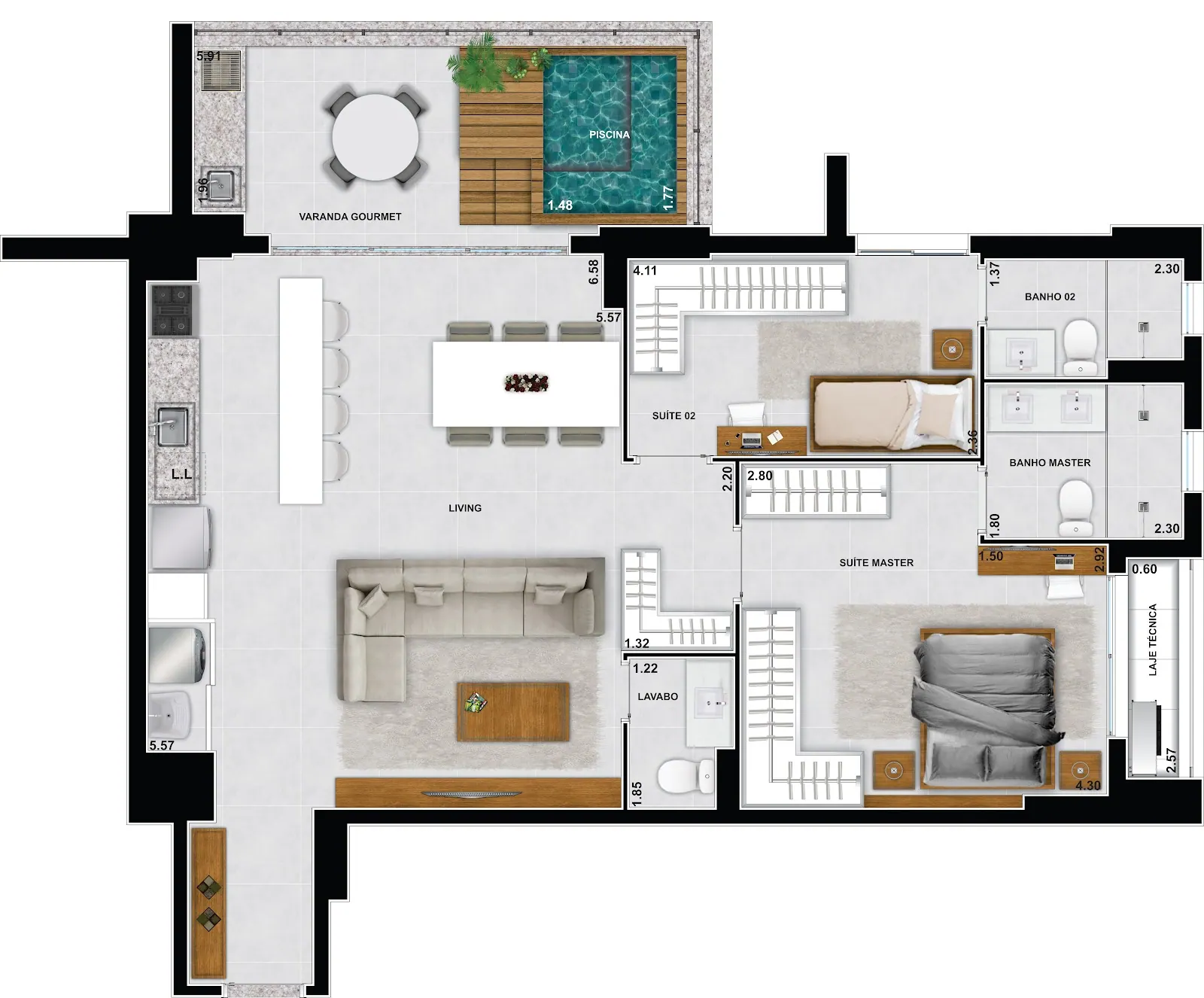 Piscina do Azure Compact Life