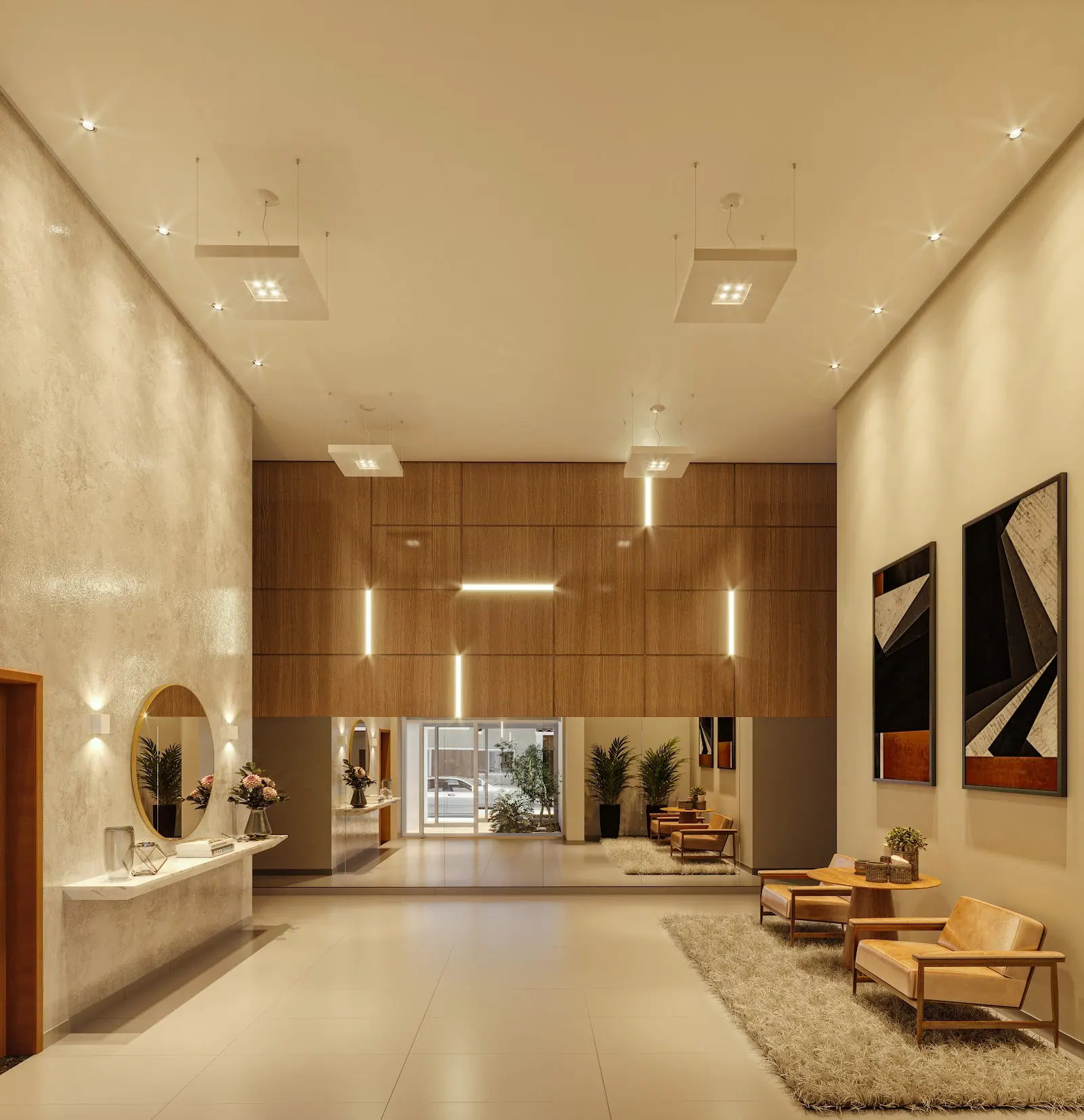Lobby do Duo Sky Garden