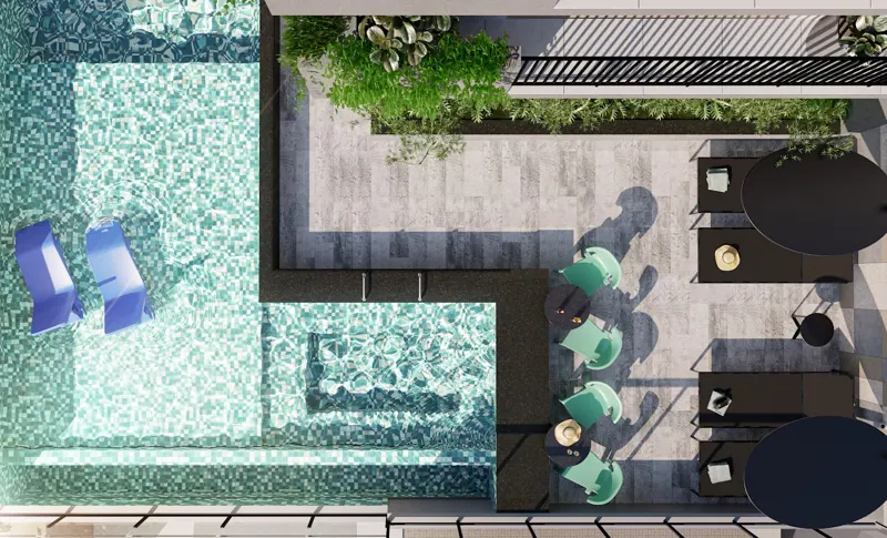 Piscina do LIV