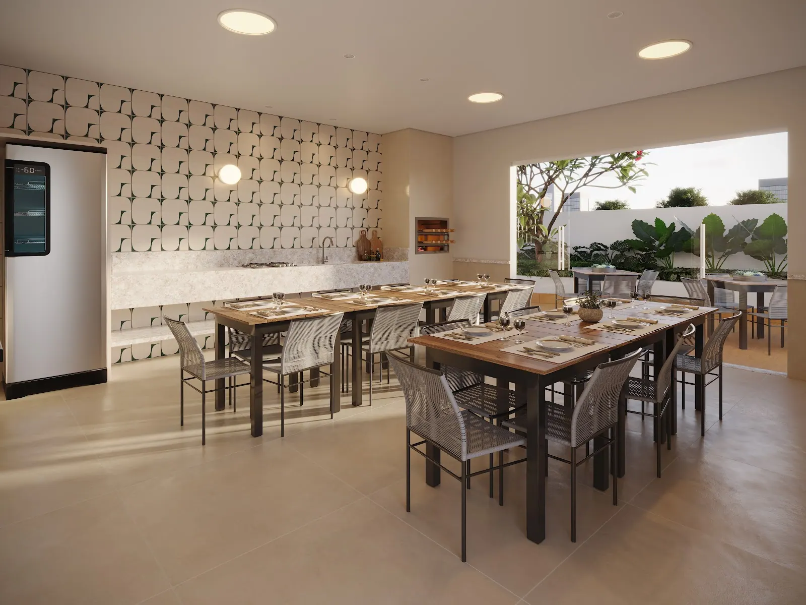 Espaço gourmet do Vistamérica