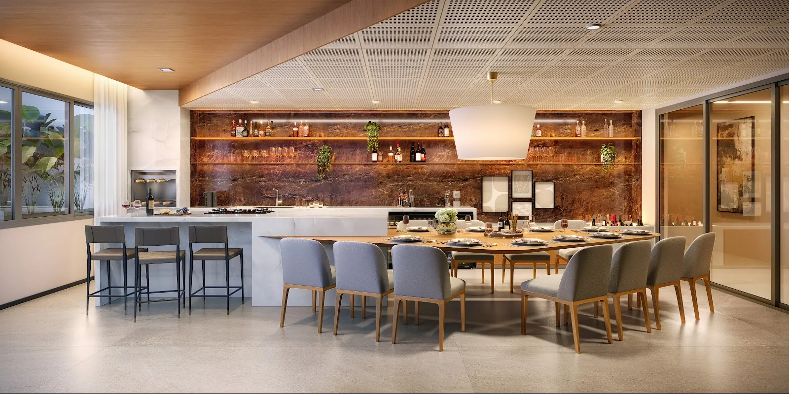Espaço gourmet do City House
