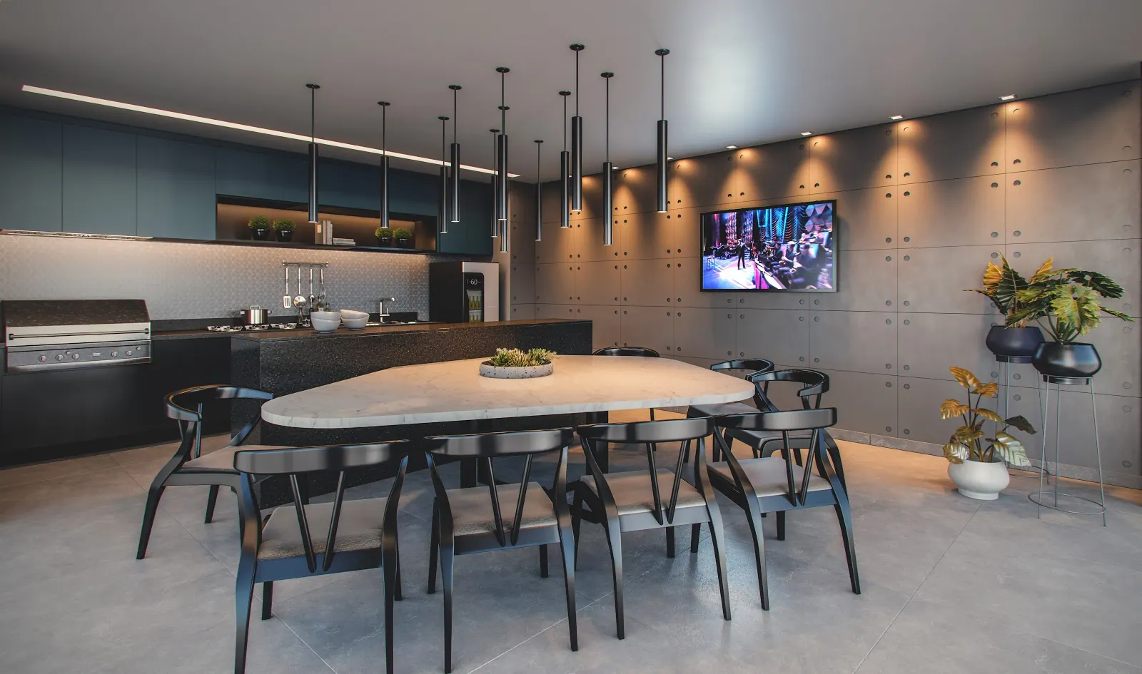 Espaço gourmet do Vox Home
