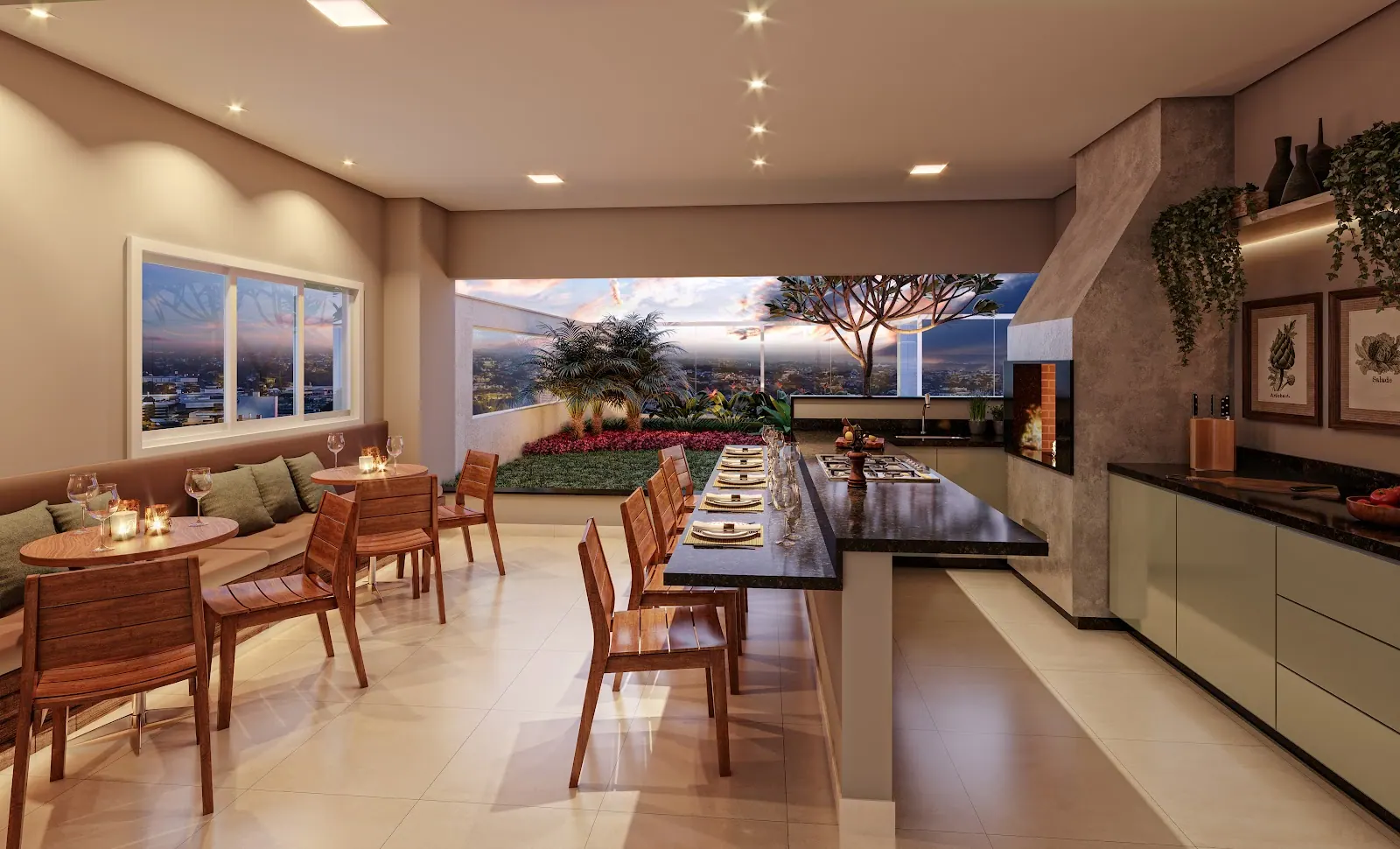 Churrasqueira do Duo Sky Garden